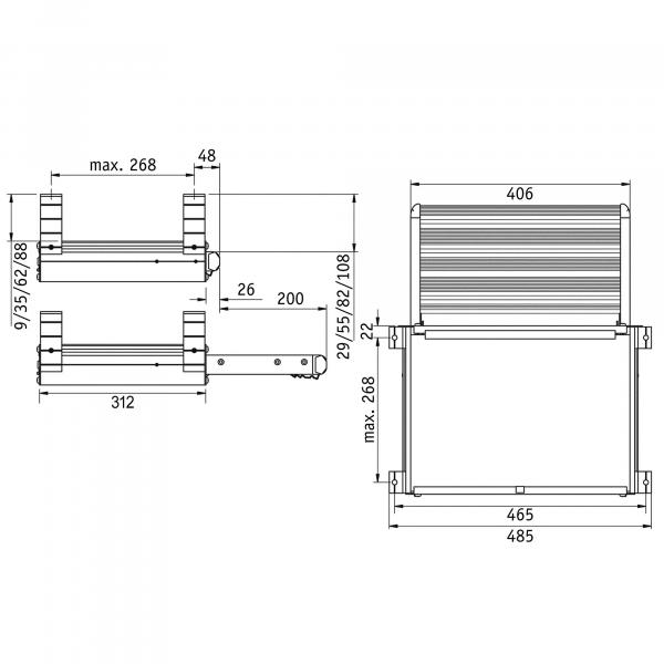 Product image of the product “Trittstufe Thule Slide-Out Step 400 manuell ”